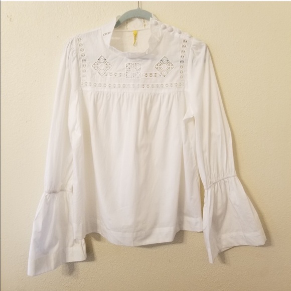 Free People Another Eternity Bell Sleeve Top - Picture 4 of 6